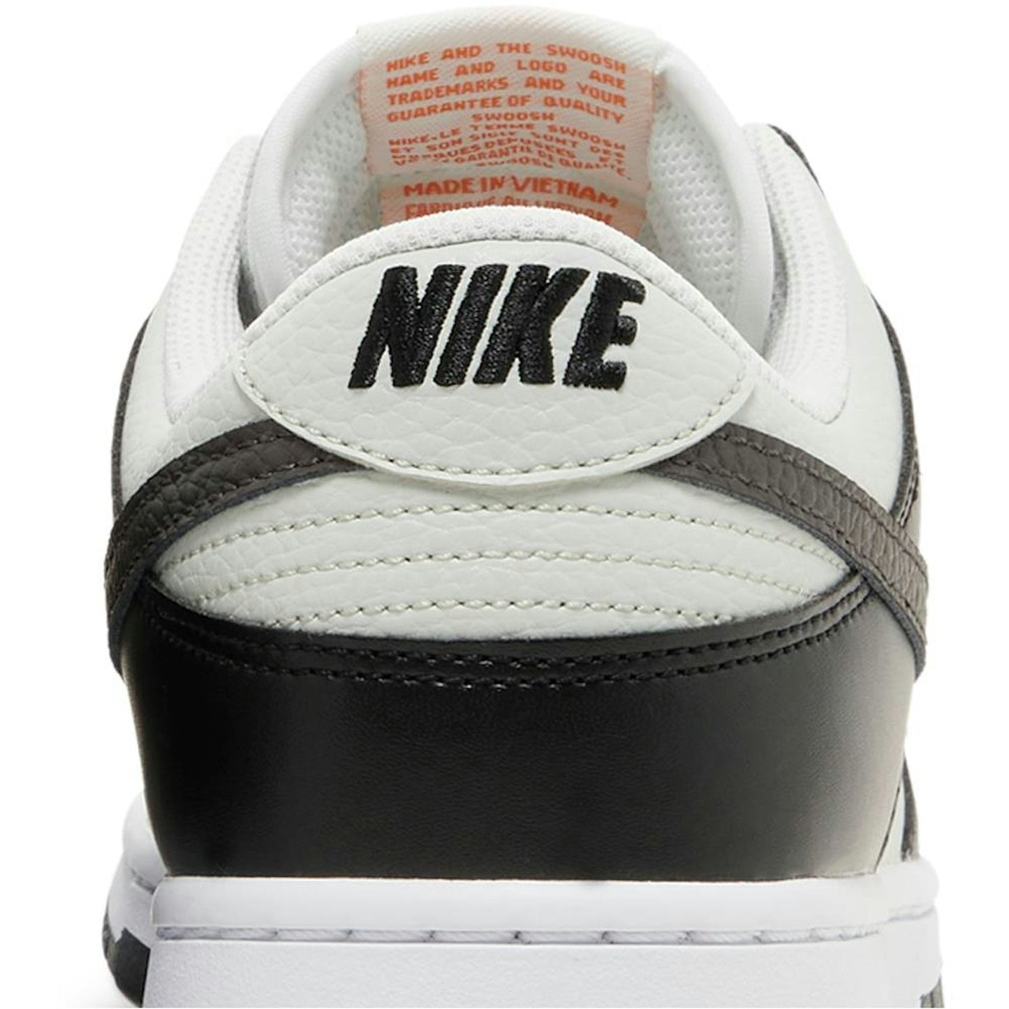 Nike Dunk Low 'Grey Black Orange Mini Swoosh' FN7808-001