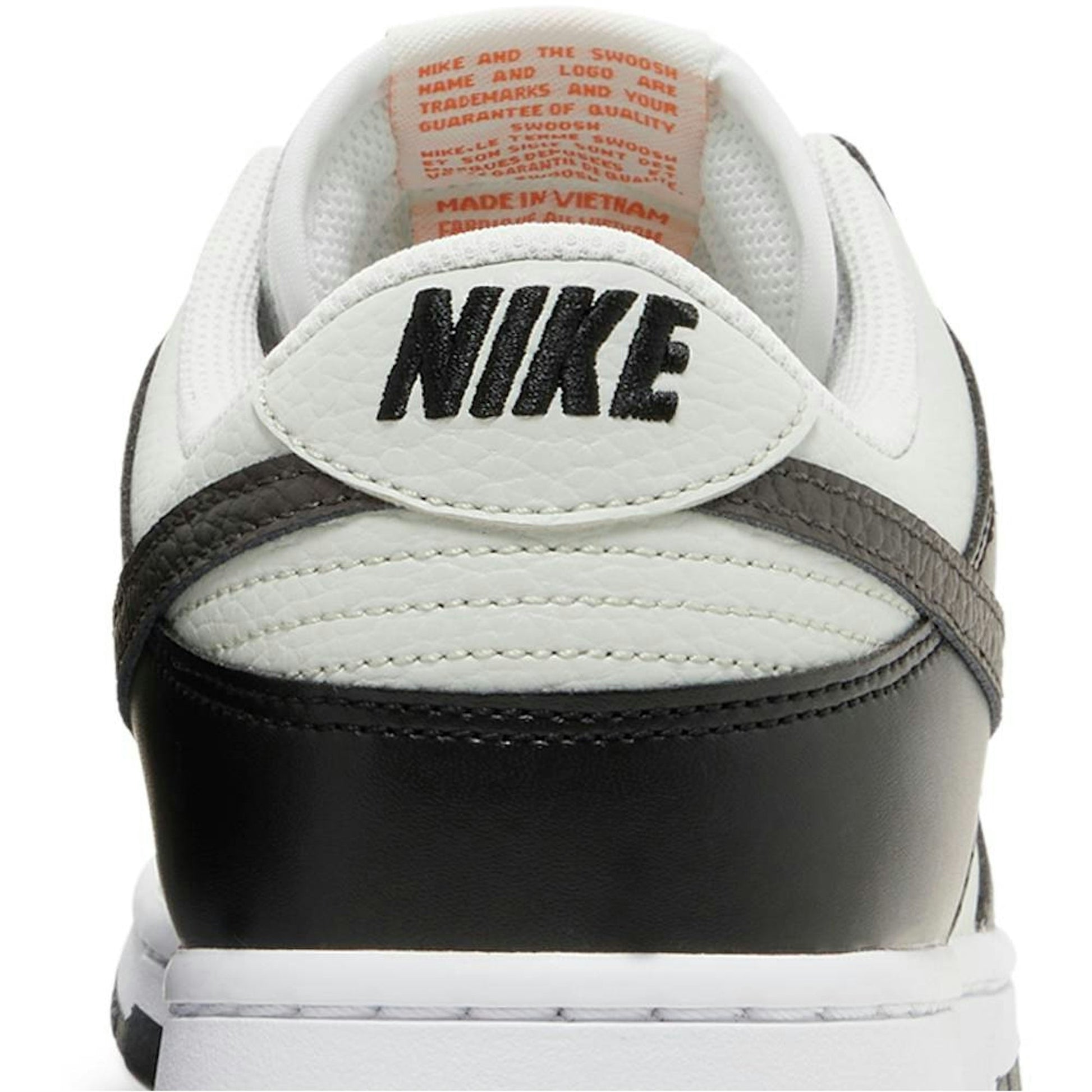 Nike Dunk Low 'Grey Black Orange Mini Swoosh' FN7808-001