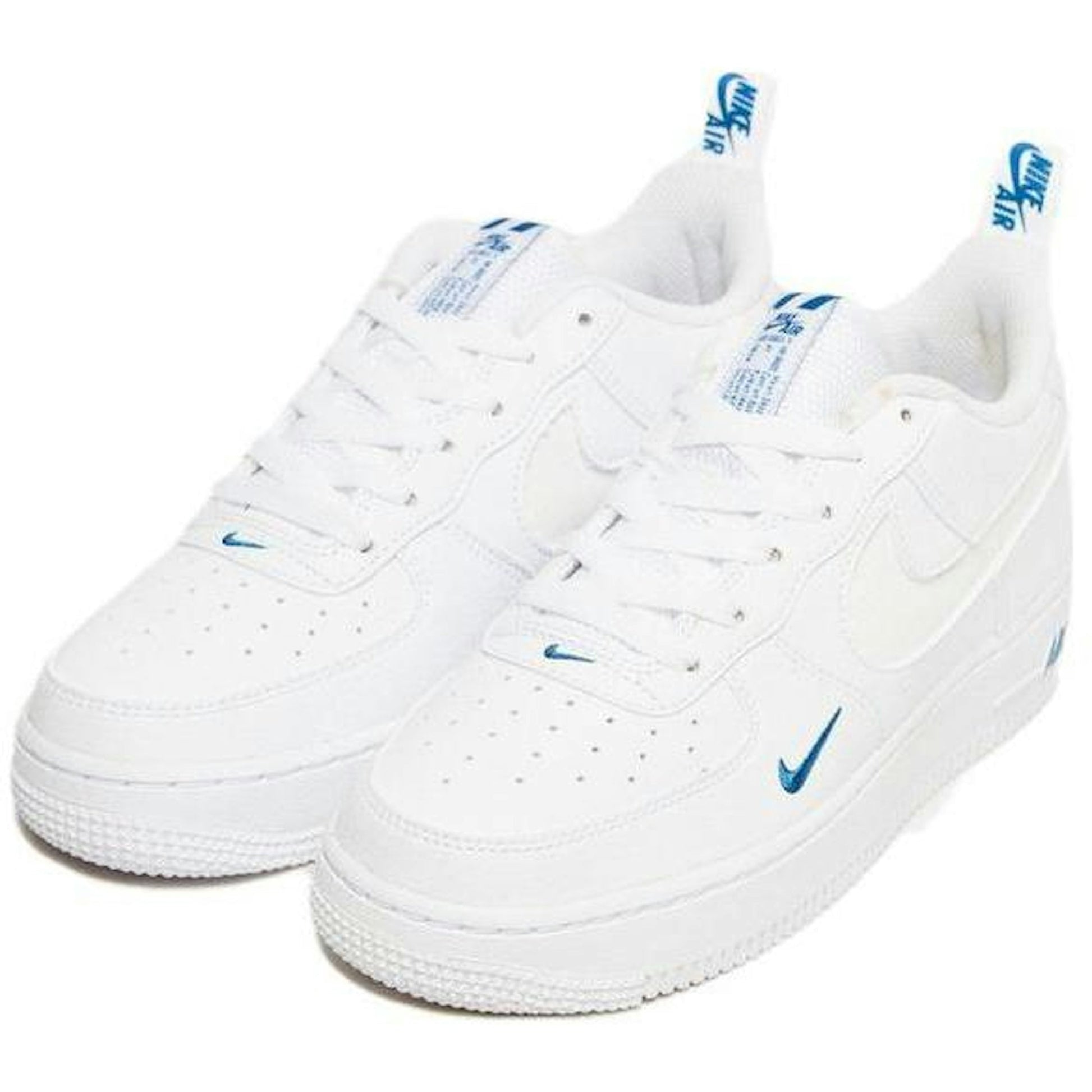 ( Youth ) Nike Air Force 1 Low LV8 White Blue FB8034-100