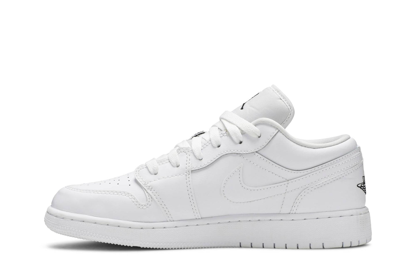 ( Grade School ) Air Jordan 1 Low White Black 553560-101