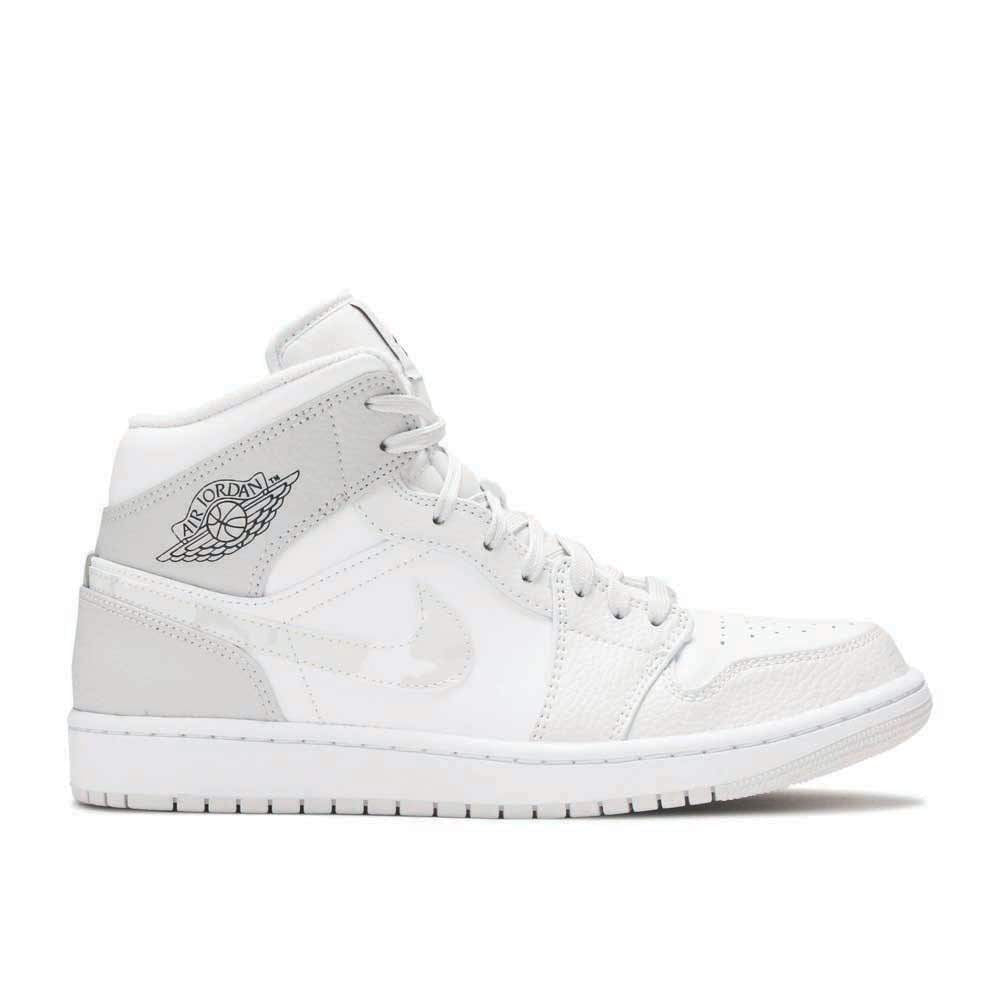Air Jordan 1 Mid 'Swoosh Logo – Grey Camo' Everlasting Sneaker