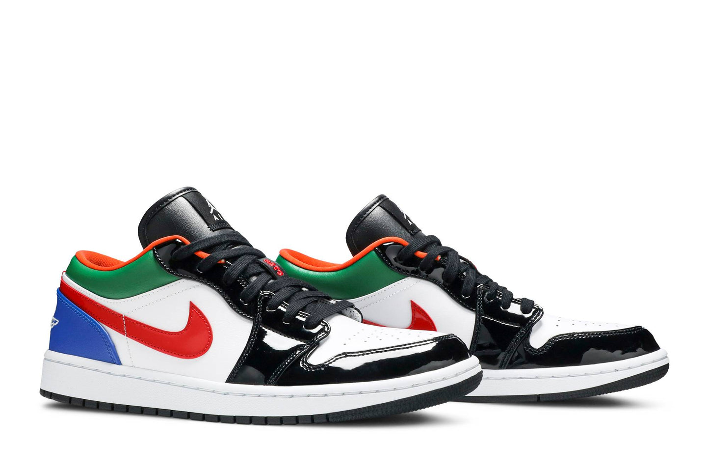 ( Women ) Air Jordan 1 Low Multi-Color Black Toe CZ4776-101