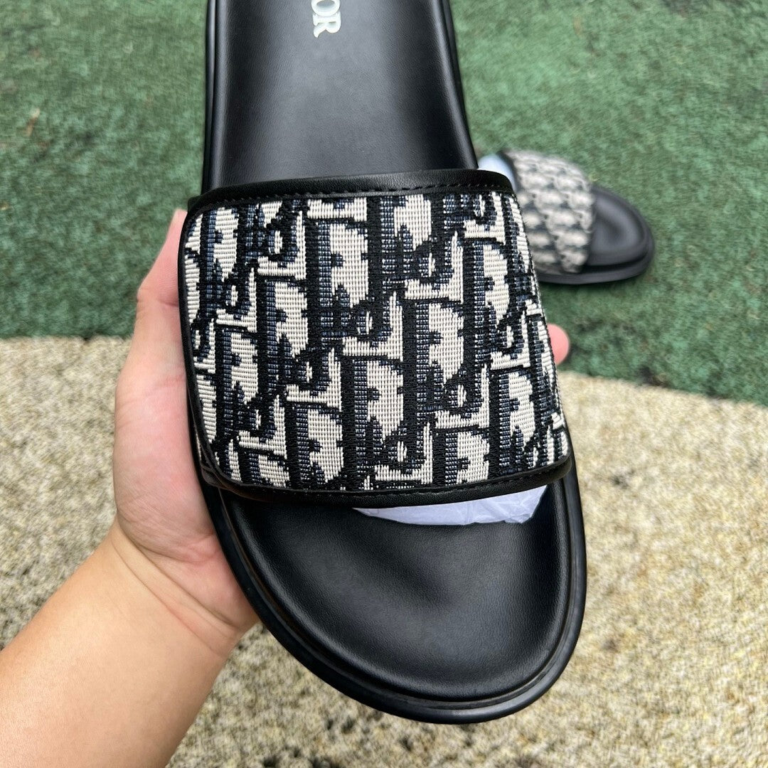 Dior Act Sandal Black Dior Oblique Jacquard 3SA103ZCD_H961