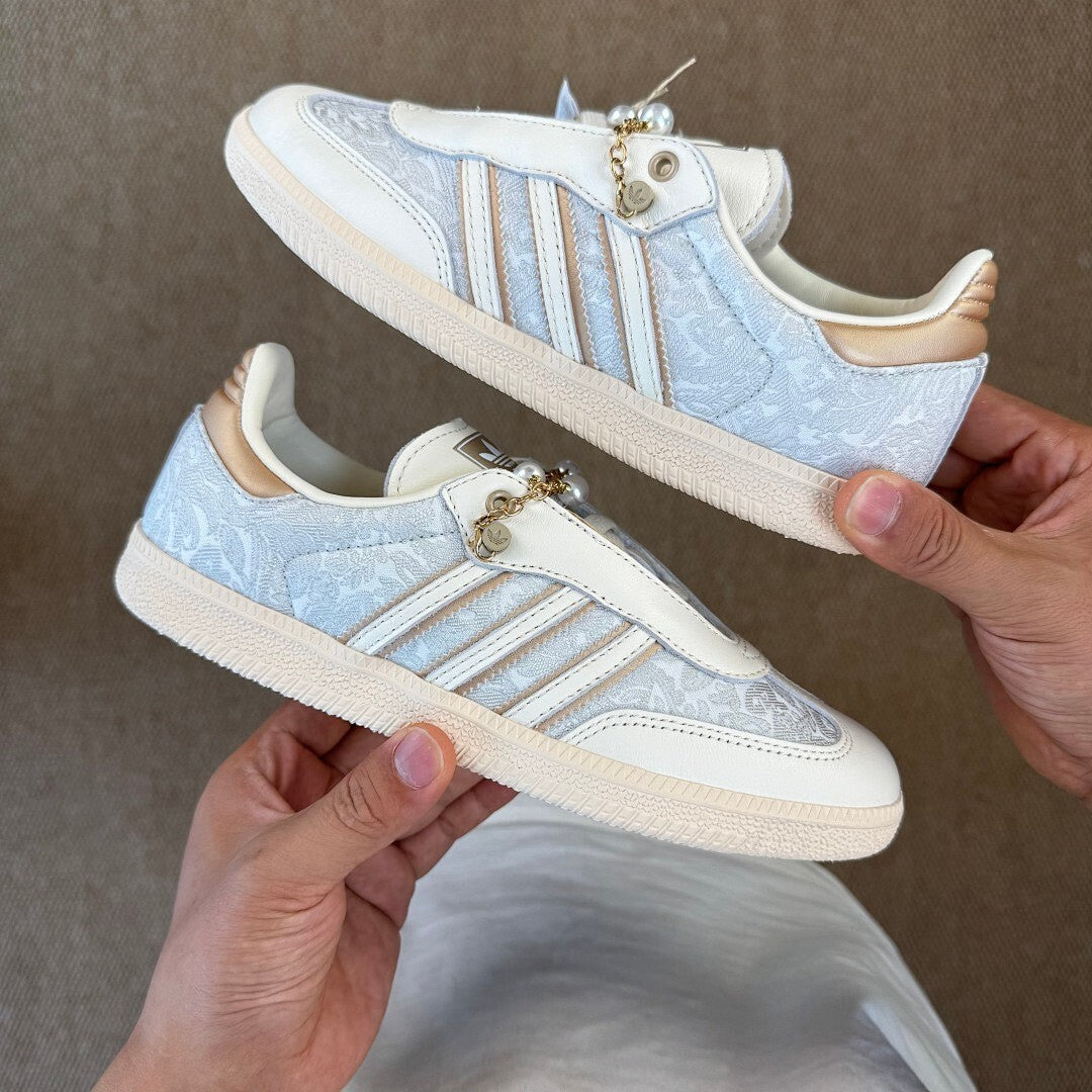Adidas Samba x Sporty & Rich White & Blue IE9742