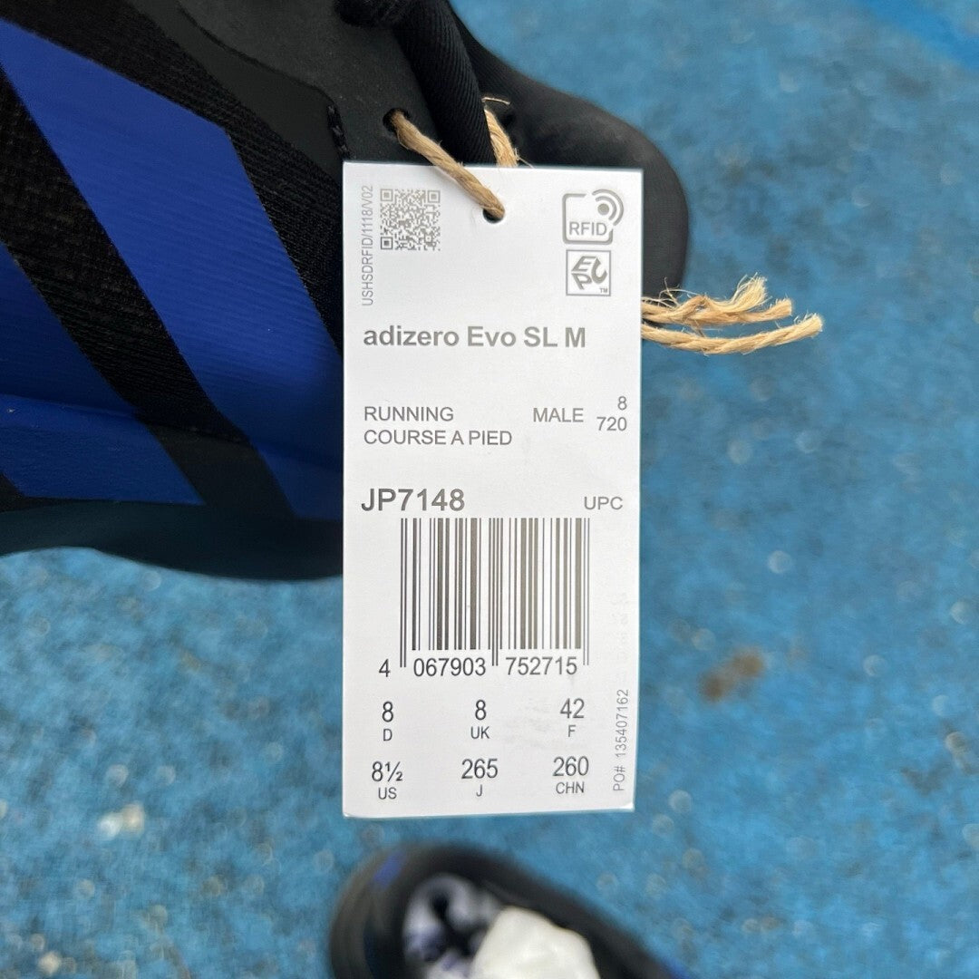 Adidas Adizero SL Black Royal Blue Running Shoes