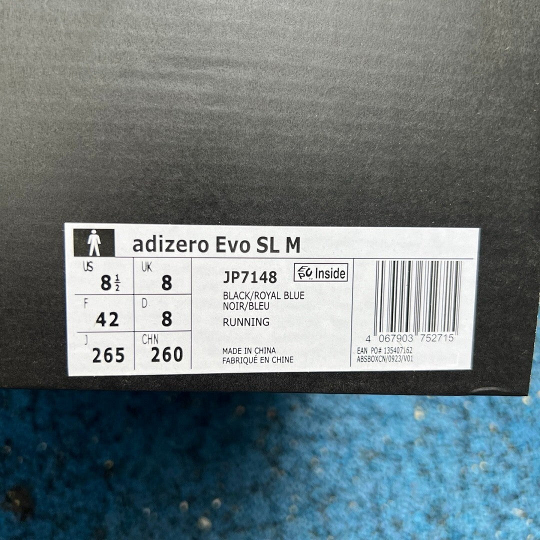 Adidas Adizero SL Black Royal Blue Running Shoes