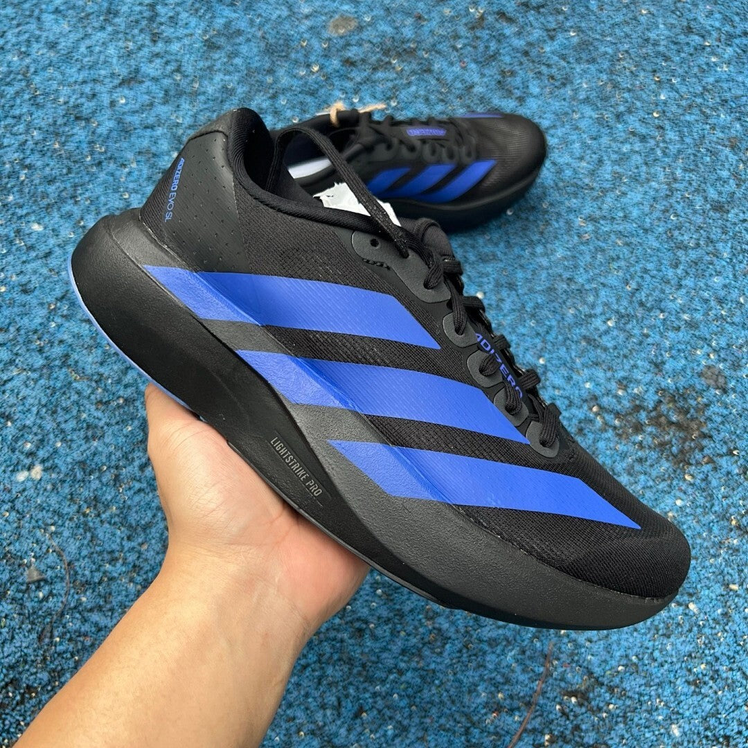Adidas Adizero SL Black Royal Blue Running Shoes