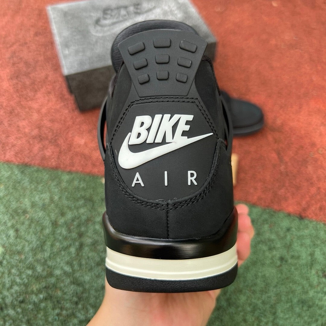 Air Jordan 4 Black Mini Swoosh
