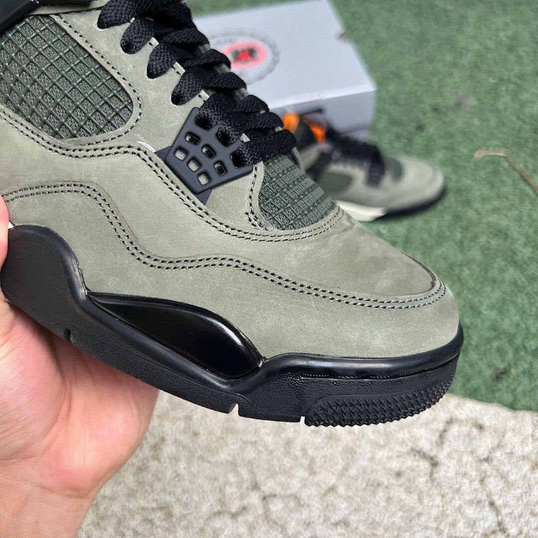 Air Jordan 4 Retro UNDEFEATED Olive Black Orange 312255-241