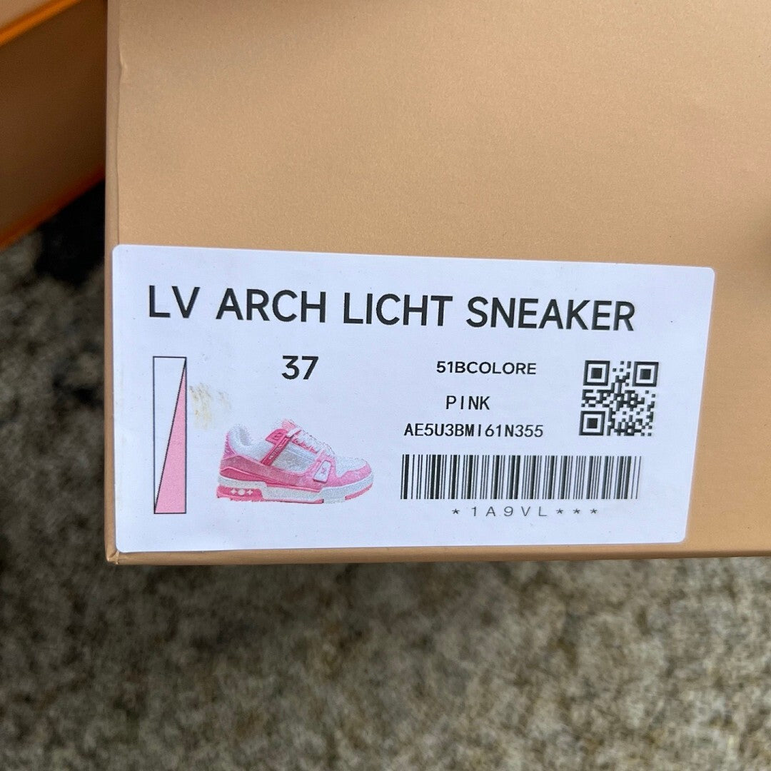 Louis Vuitton LV Trainer Sneaker Pink Monogram