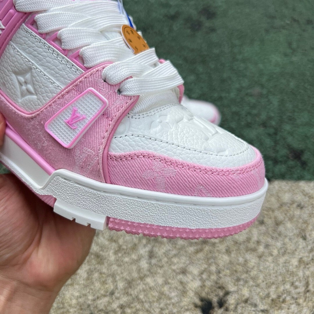 Louis Vuitton LV Trainer Sneaker Pink Monogram