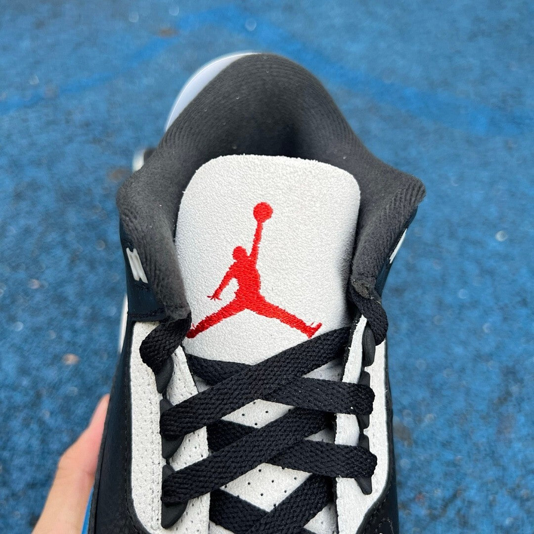 Air Jordan 3 Retro Black Cement Blue Sail