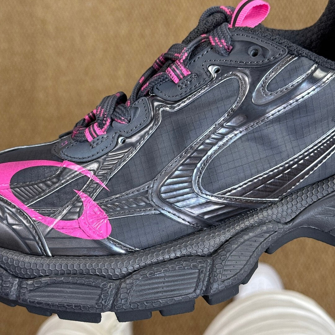 Balenciaga Runner Sneaker Anthracite Metallic Silver Hot Pink