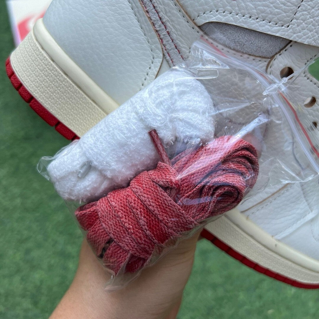 A Ma Maniére x Air Jordan 1 High OG SP Sail Burgundy Crush DO7097-100