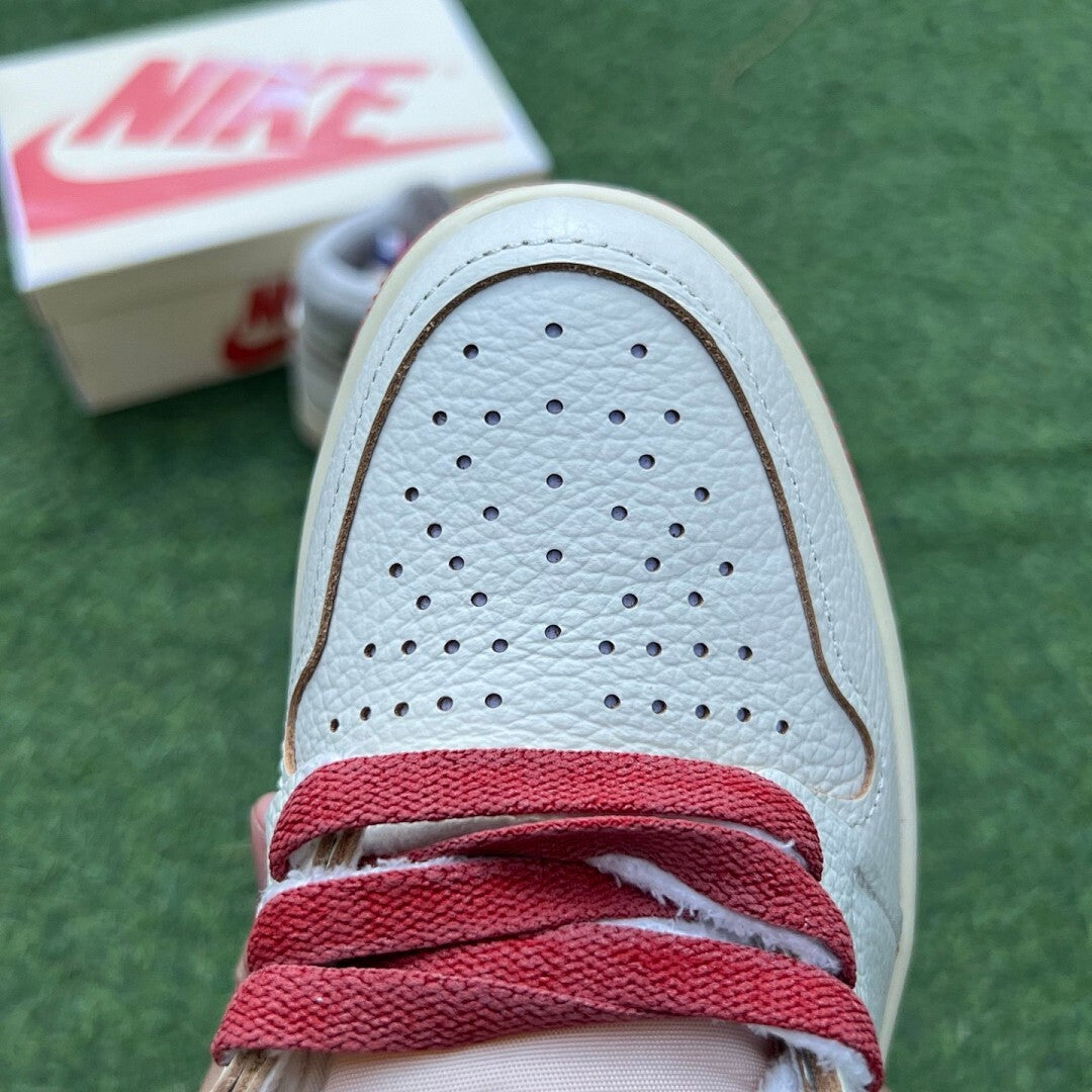 A Ma Maniére x Air Jordan 1 High OG SP Sail Burgundy Crush DO7097-100