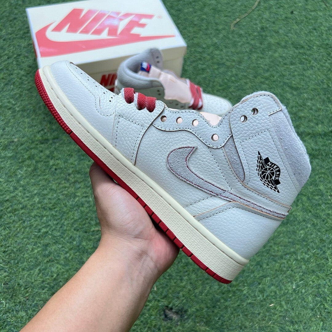 A Ma Maniére x Air Jordan 1 High OG SP Sail Burgundy Crush DO7097-100