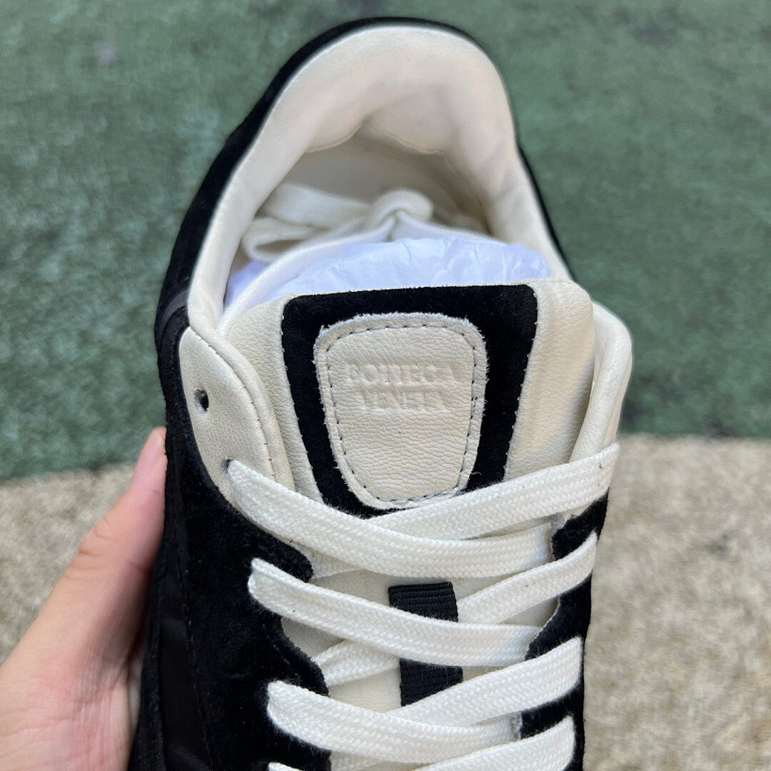 L.L.Bean Court Runner Sneakers, Suede and Nylon - Carbon Black