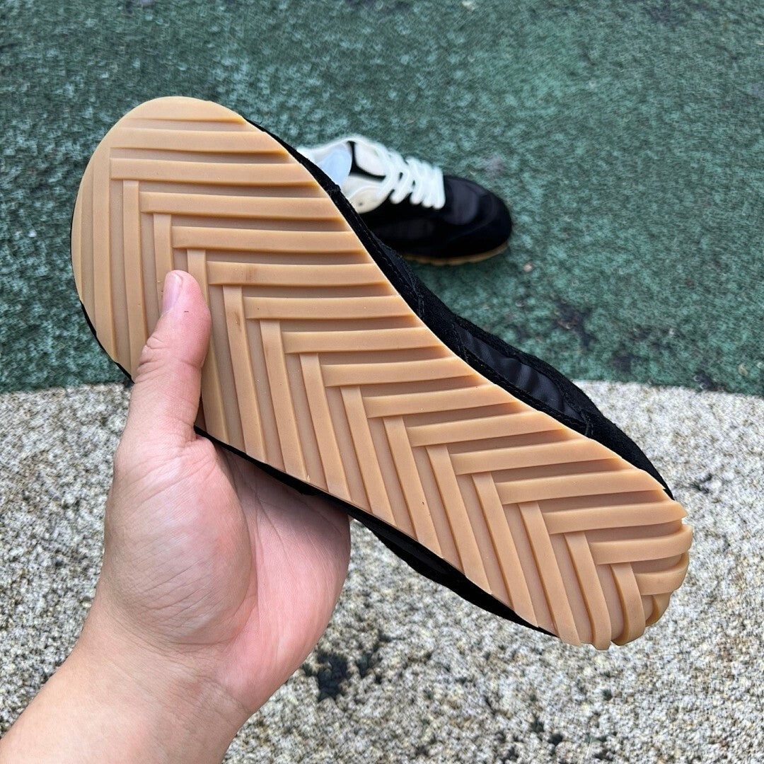 L.L.Bean Court Runner Sneakers, Suede and Nylon - Carbon Black