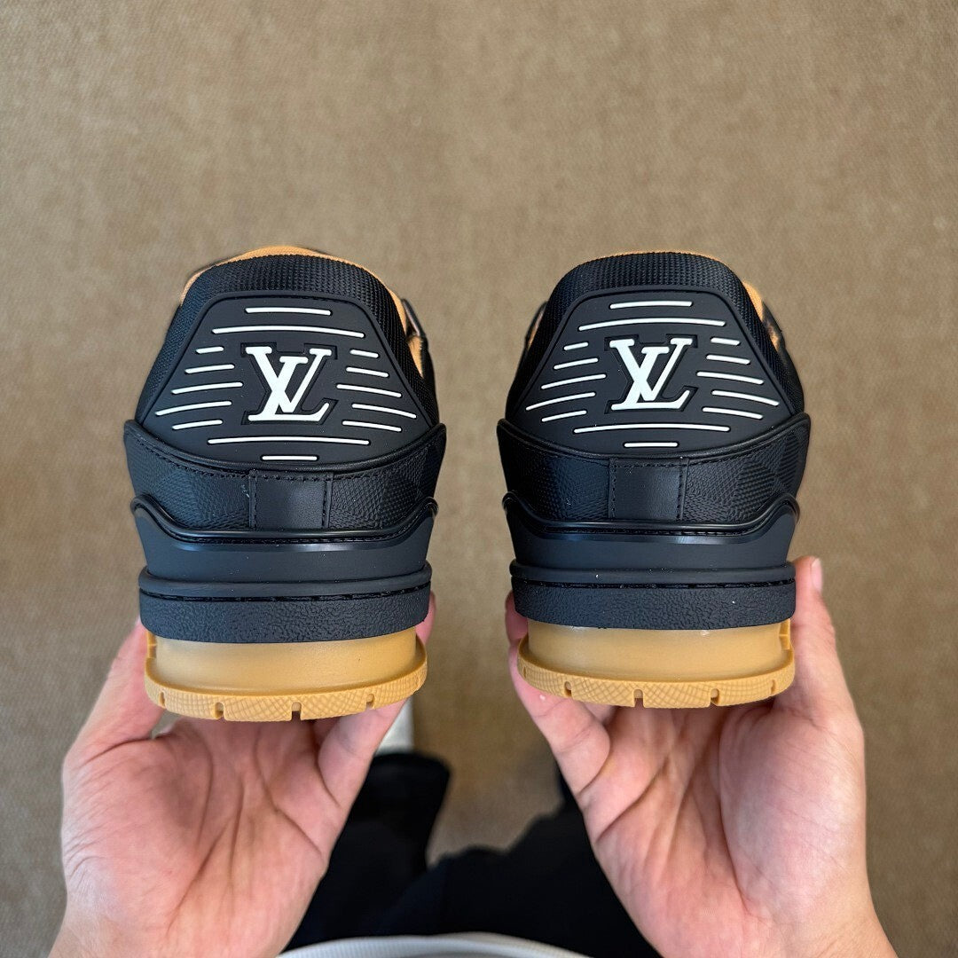 Louis Vuitton LV Trainer Sneaker Black Gum 1A9Z61