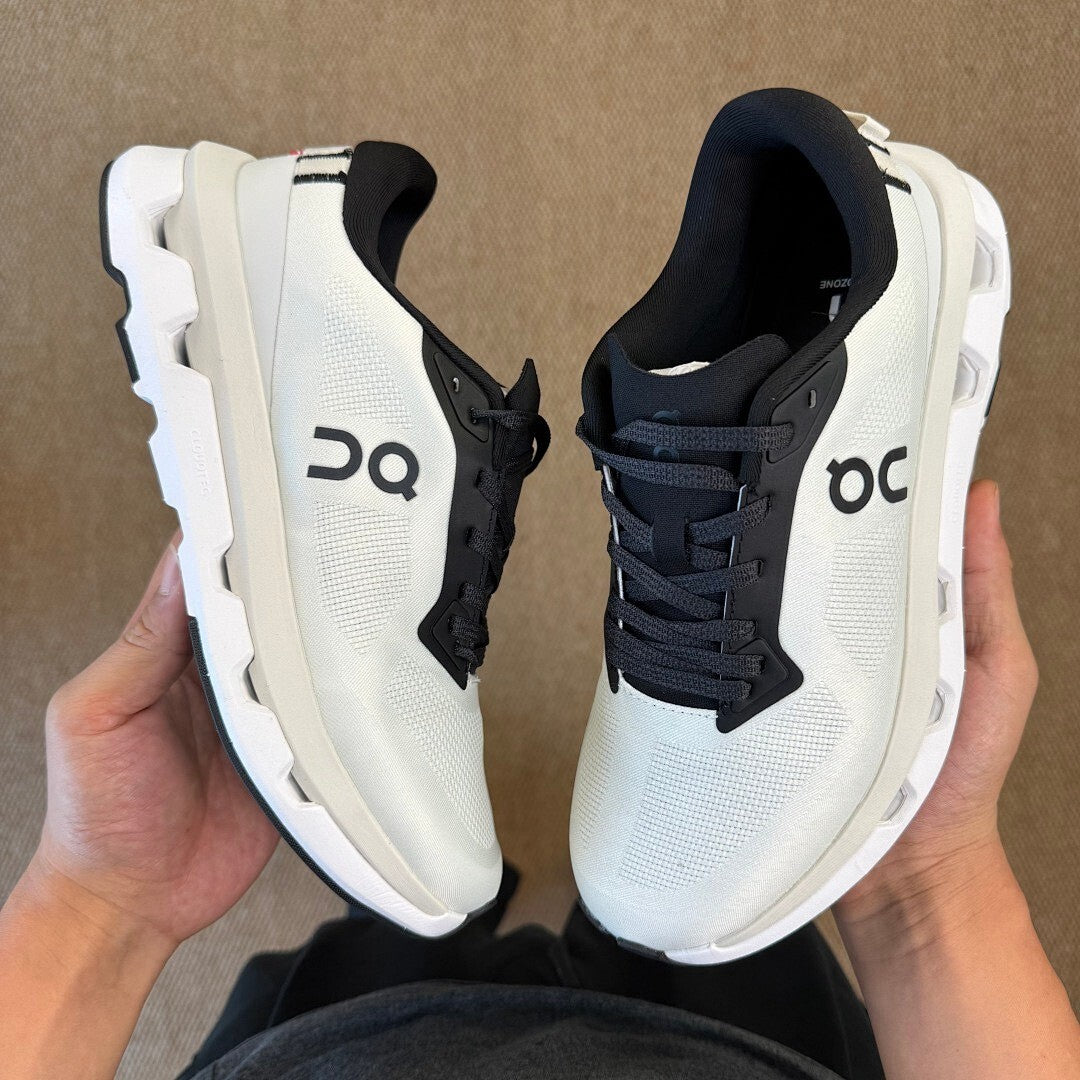 On Cloudmonster Undyed-White Black