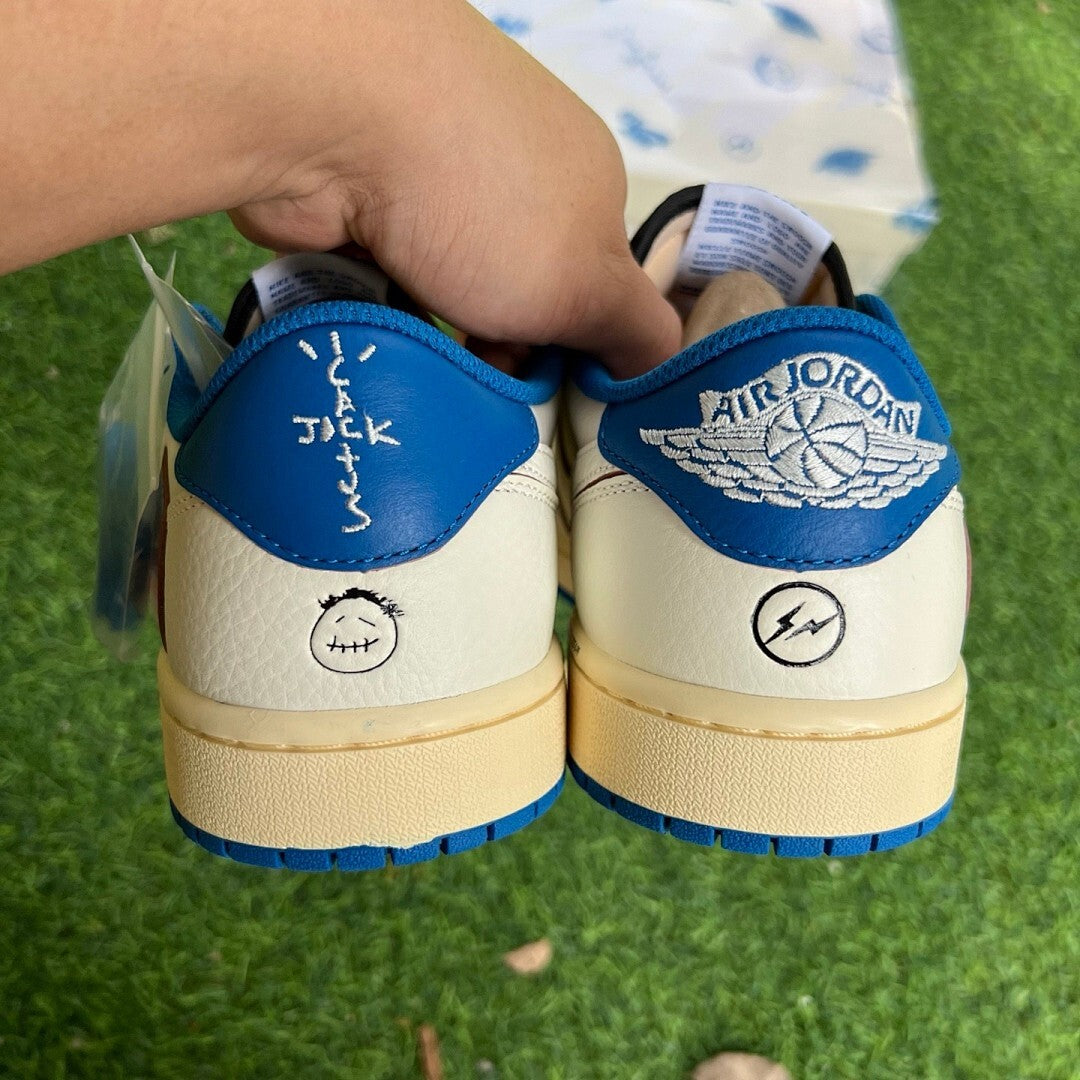 Travis Scott x Fragment x Air Jordan 1 Low OG DM7866-140