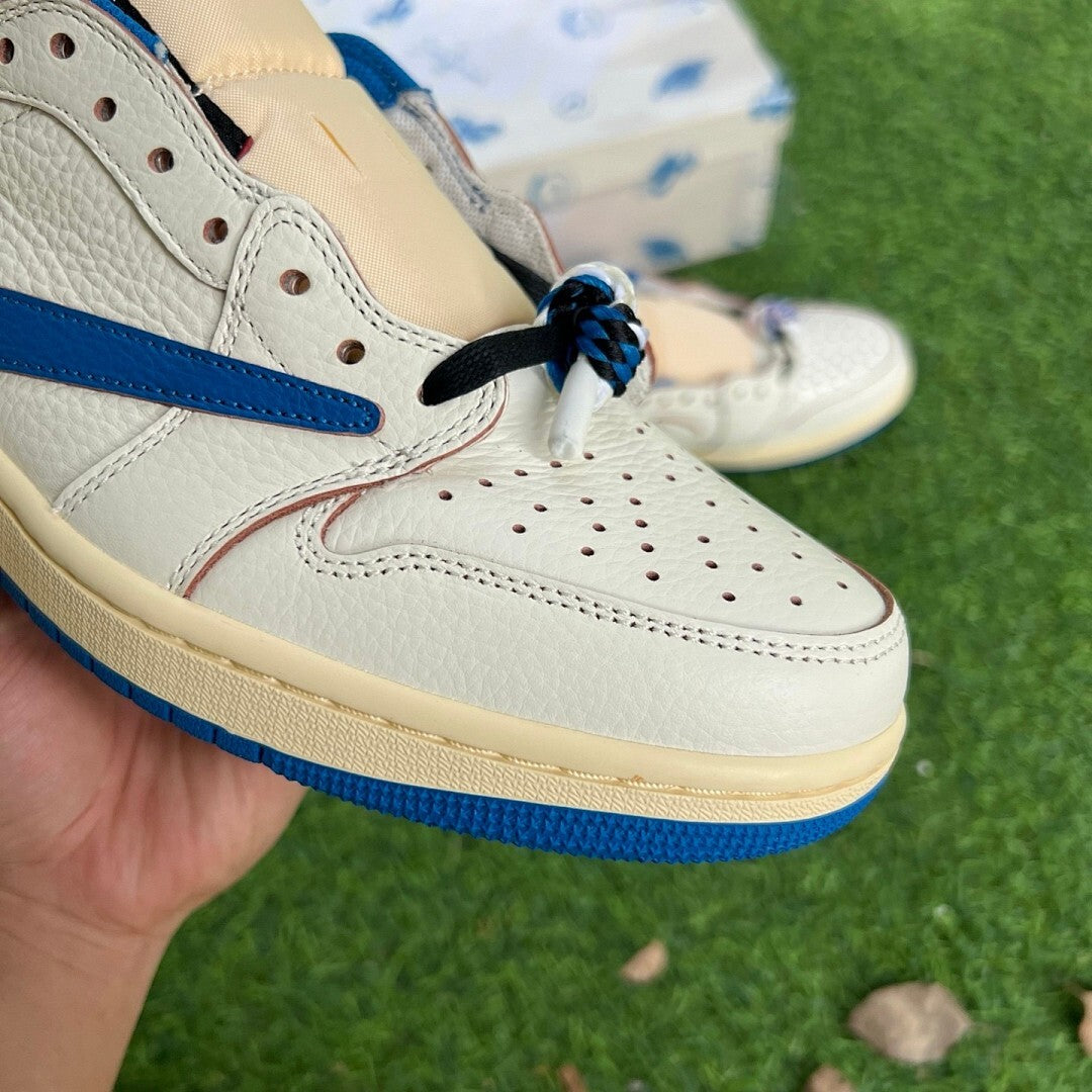 Travis Scott x Fragment x Air Jordan 1 Low OG DM7866-140