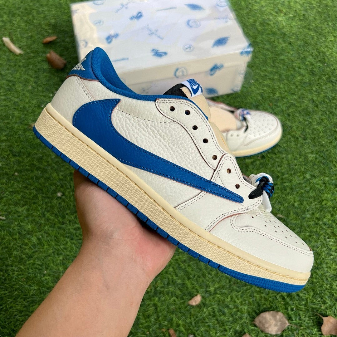 Travis Scott x Fragment x Air Jordan 1 Low OG DM7866-140