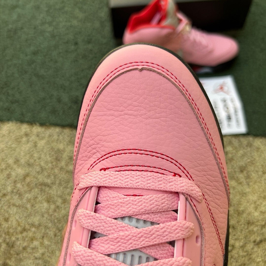 Air Jordan 5 Retro Aleali May Pink A Logo 23