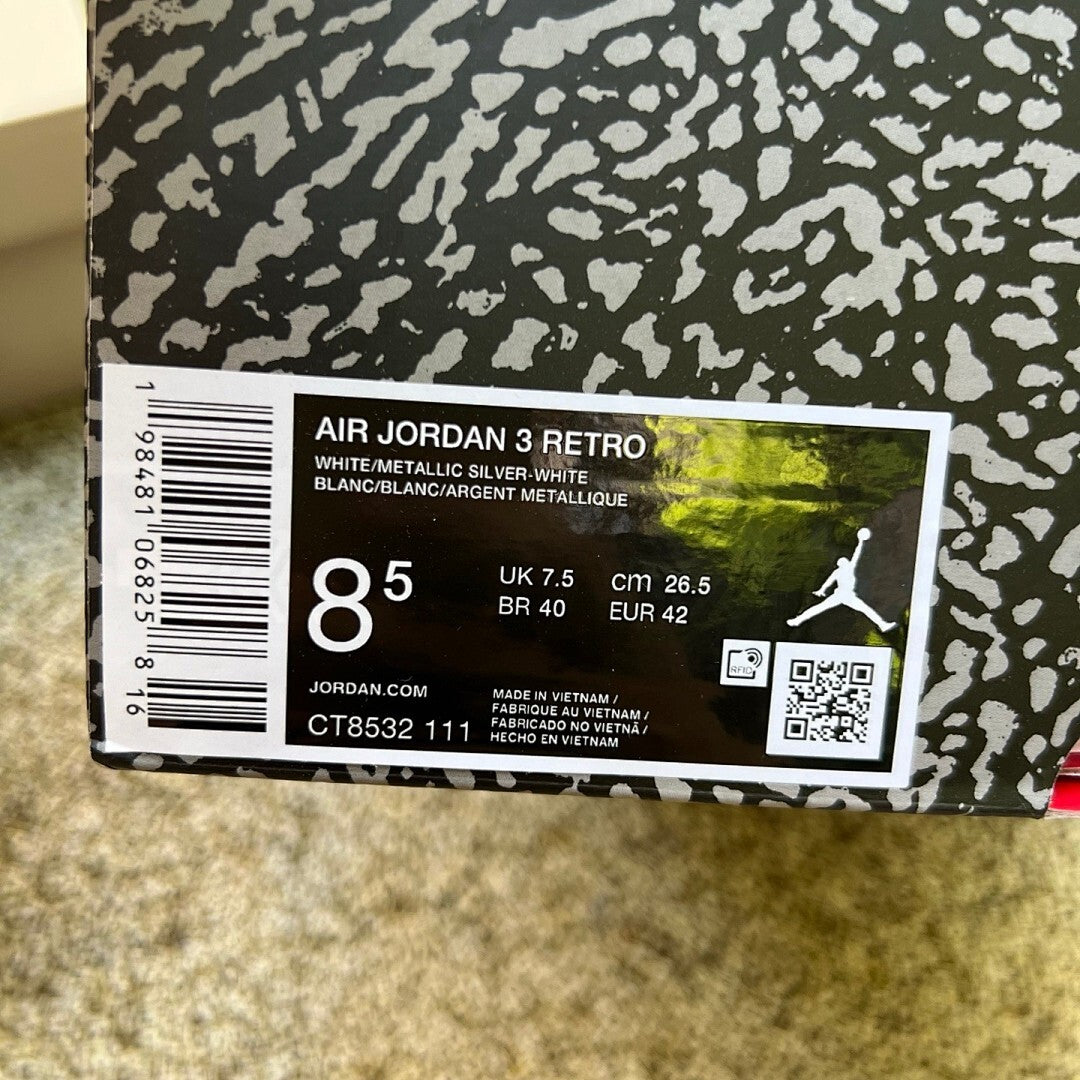 Air Jordan 3 WMNS Sail DQ9237-100