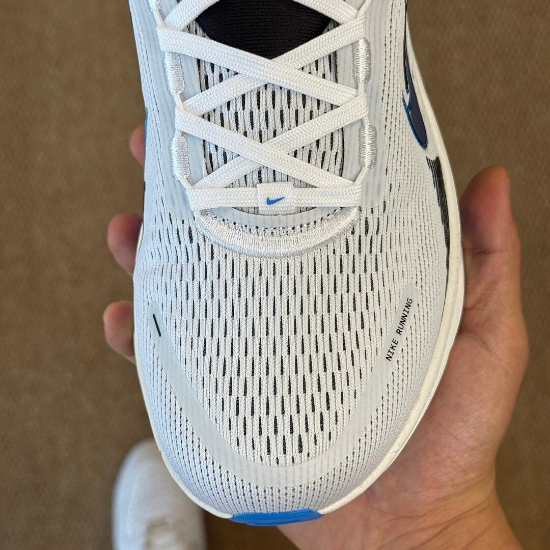 Nike Structure 25 Running Shoes DR2687-101 White Black Blue Lagoon