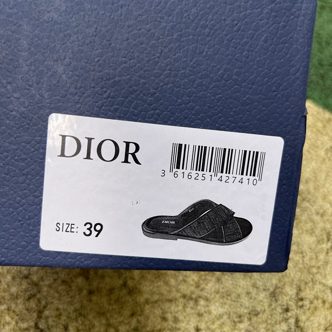 Dior Alpha Sandal Black Dior Oblique Jacquard