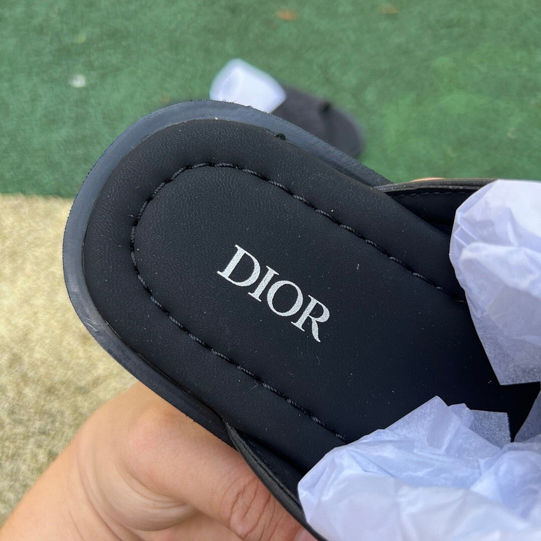 Dior Alpha Sandal Black Dior Oblique Jacquard
