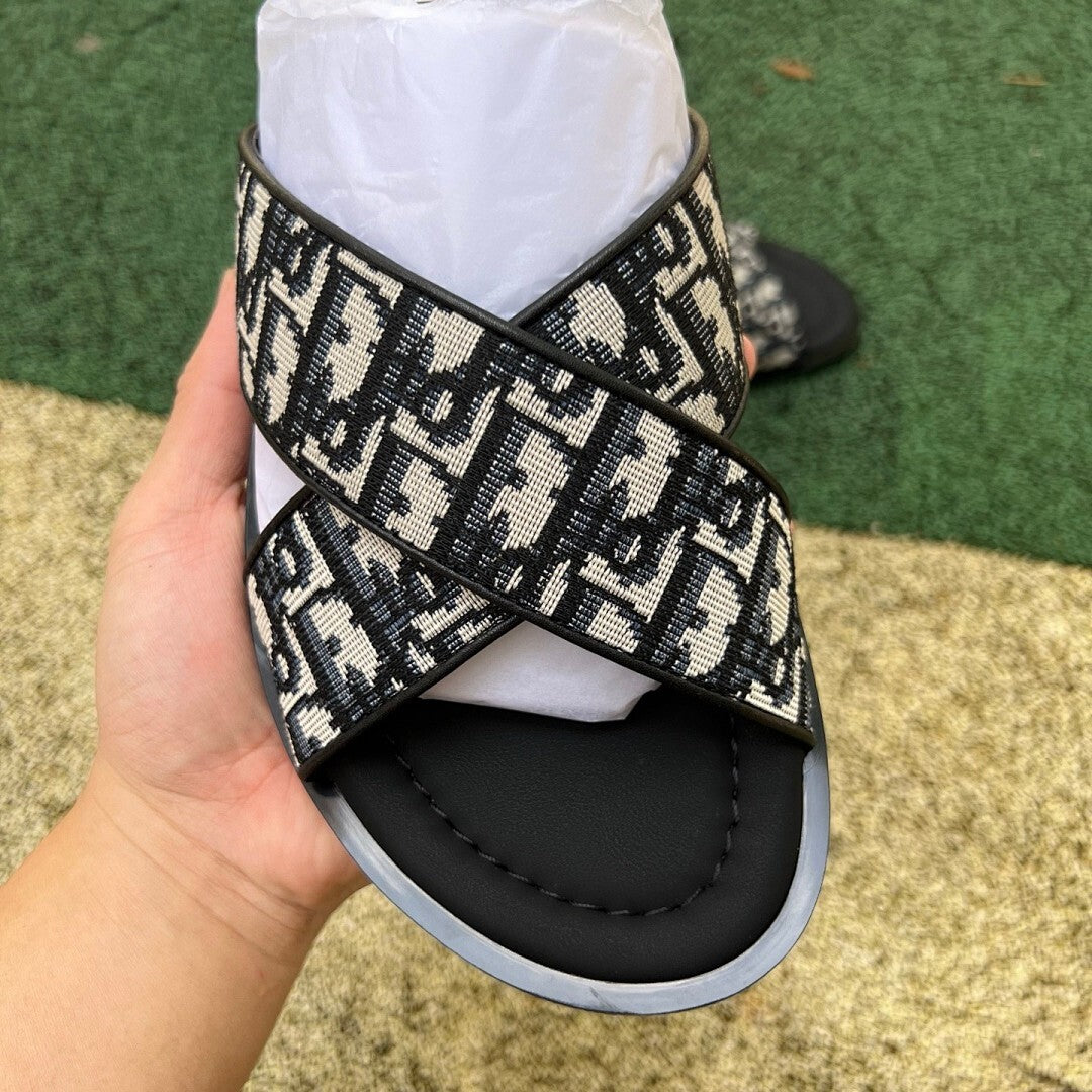 Dior Granville Flat Sandal Dior Oblique
