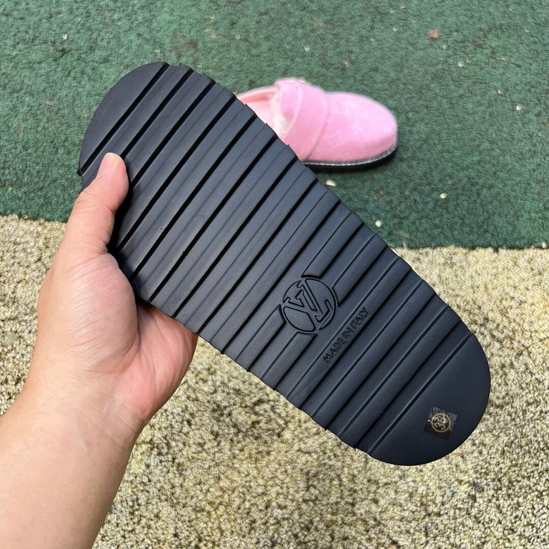 Louis Vuitton LV Easy Mule Pink Monogram Denim M82285