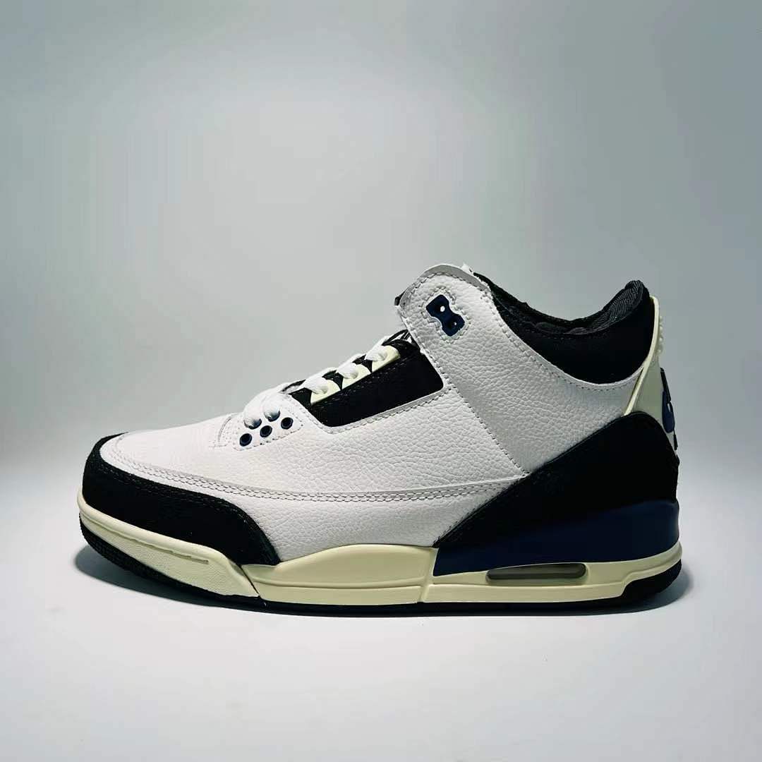 Air Jordan 3 Retro White Cement Reimagined Sneakers DN3707-100 White Black Sail Classic Men's Shoes