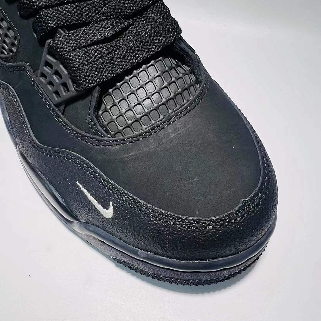 Nike Air Jordan 4 Retro 'Black Cat' (2020) CU1110-010 All Black Men's Sneakers Shoes