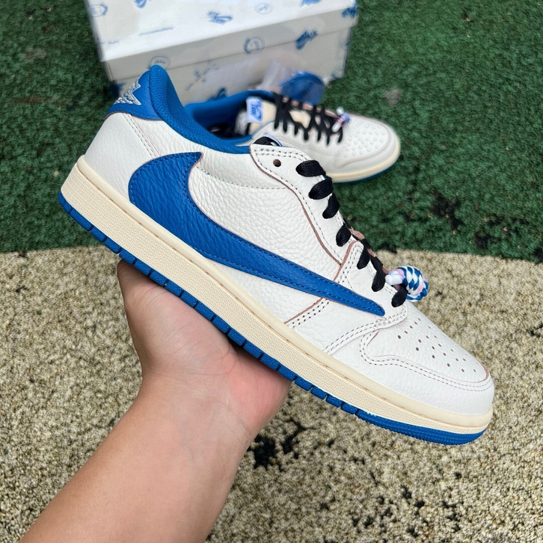 Travis Scott x Air Jordan 1 Low OG SP "Military Blue" DM7866-140
