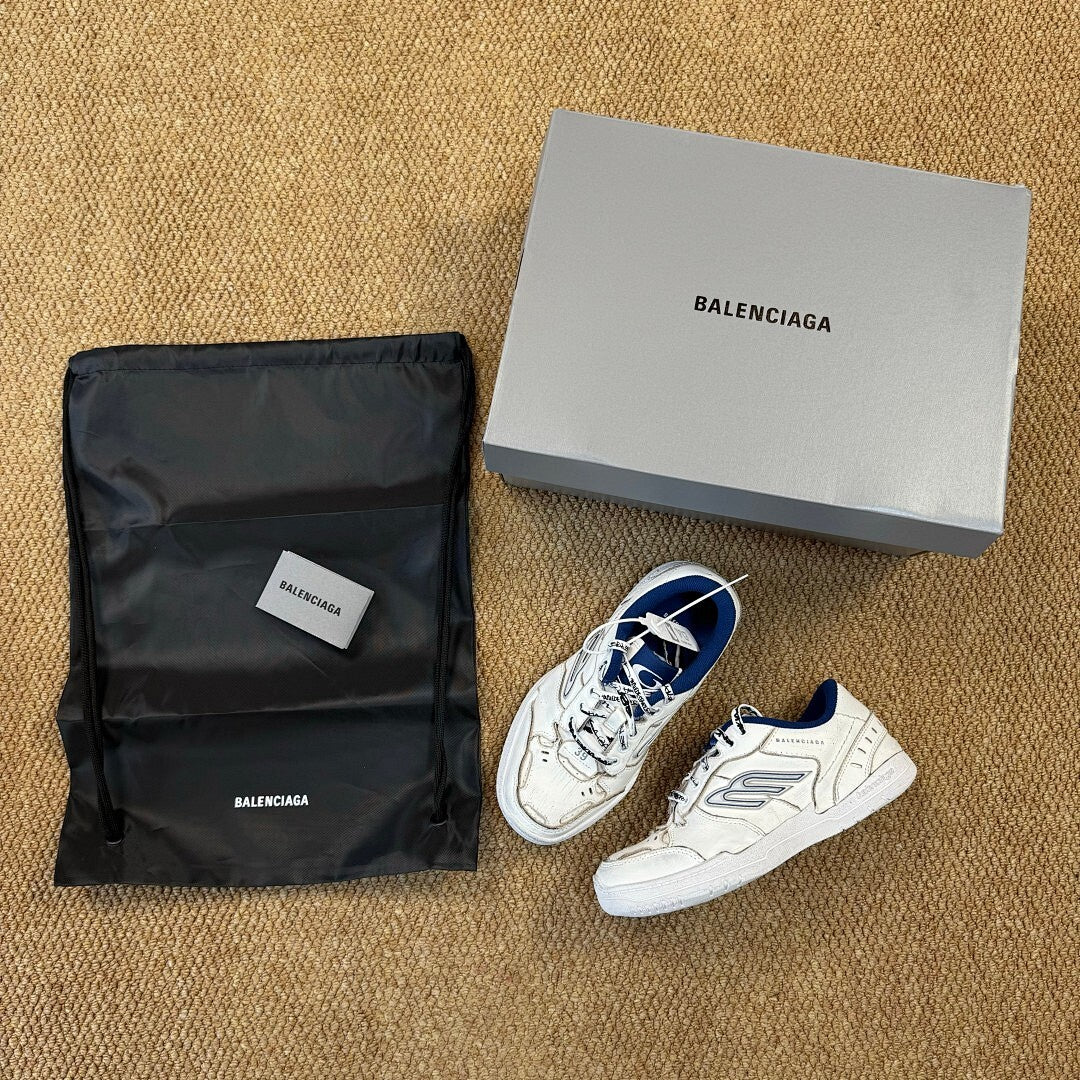 Balenciaga 3XL Sneakers White Royal Blue