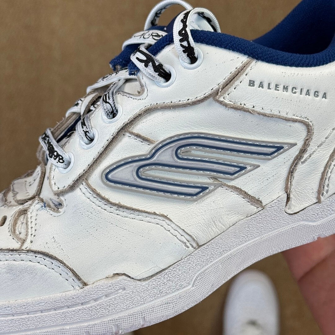 Balenciaga 3XL Sneakers White Royal Blue