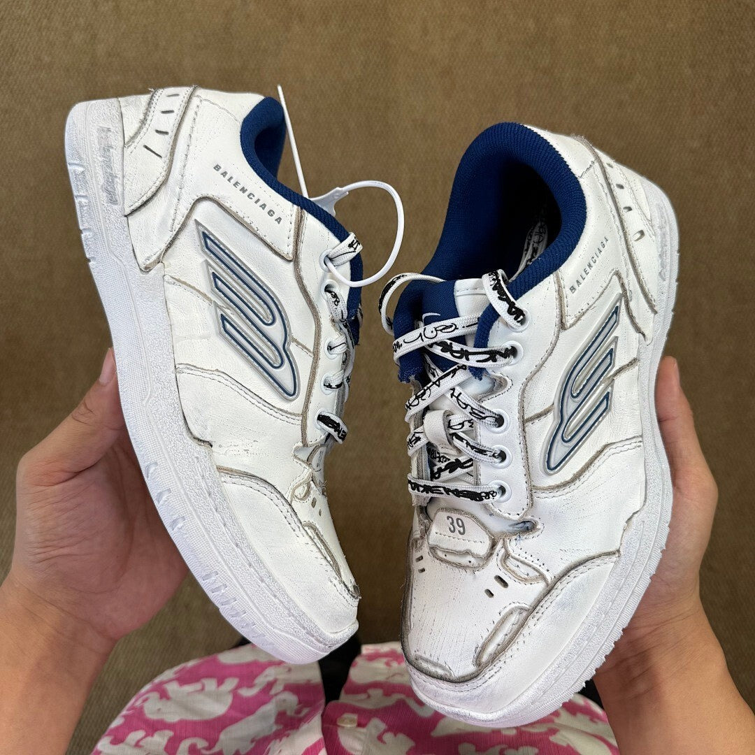 Balenciaga 3XL Sneakers White Royal Blue