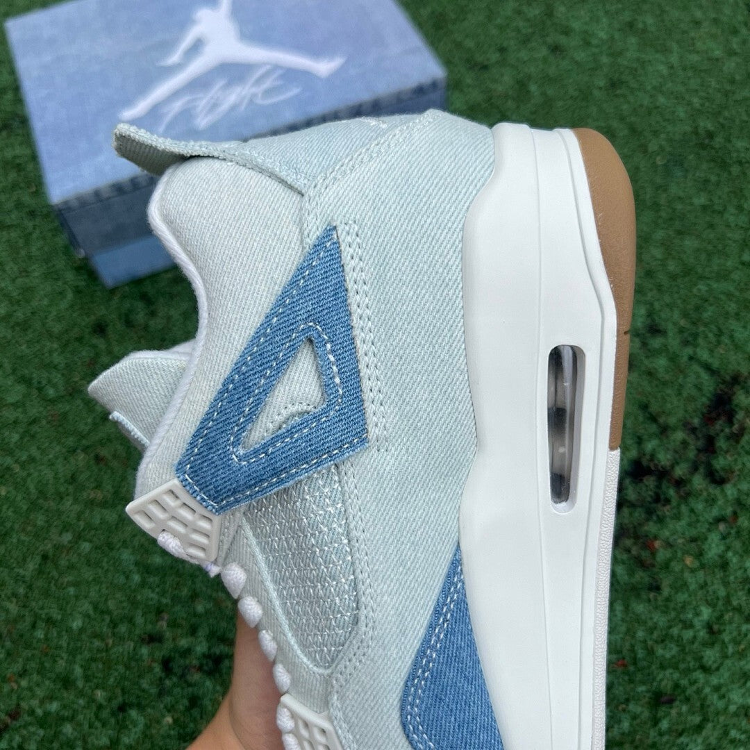 Air Jordan 4 Retro Light Blue Denim White Gum