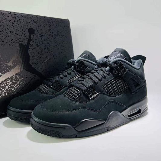 Nike Air Jordan 4 Retro "Black Cat" Men's Sneakers Athletic Shoes CU1110-010