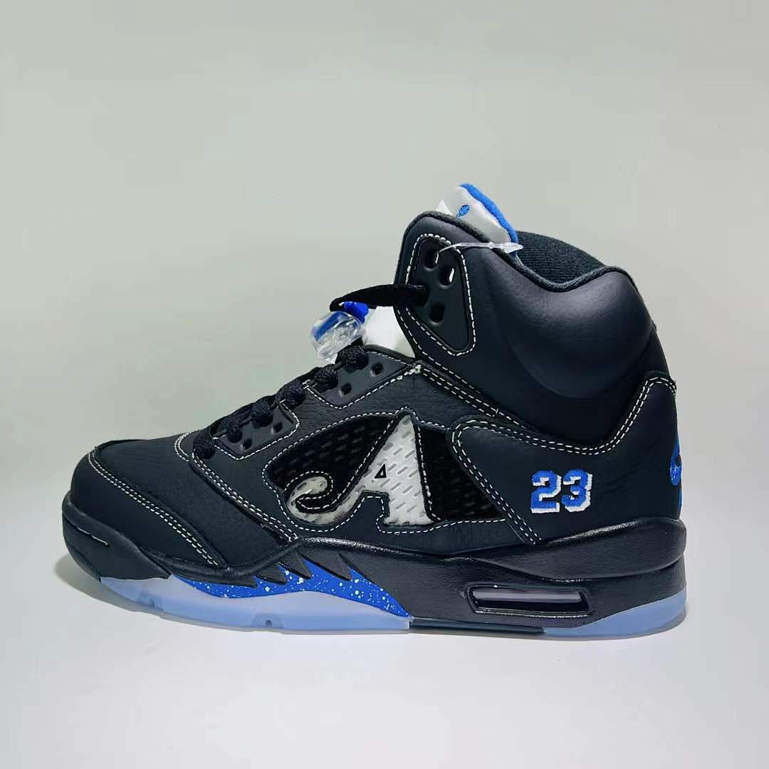 Awake NY x Air Jordan 5 Retro Black Royal Blue FD7921-001