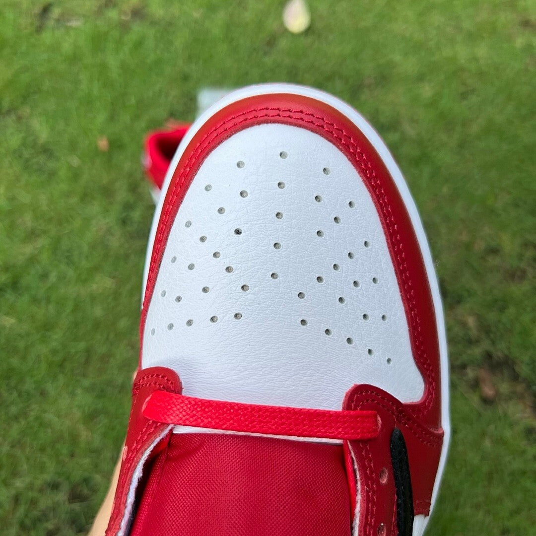 Air Jordan 1 Low White Black Varsity Red 553558-118