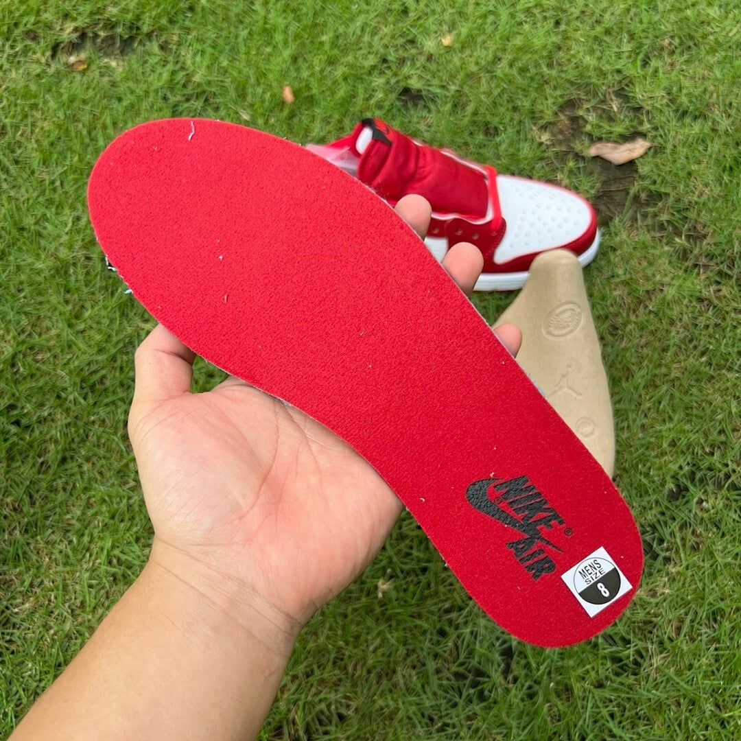 Air Jordan 1 Low White Black Varsity Red 553558-118