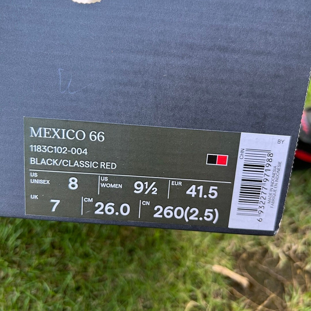 Onitsuka Tiger Mexico 66 Black Chili Red (1183A201-001)