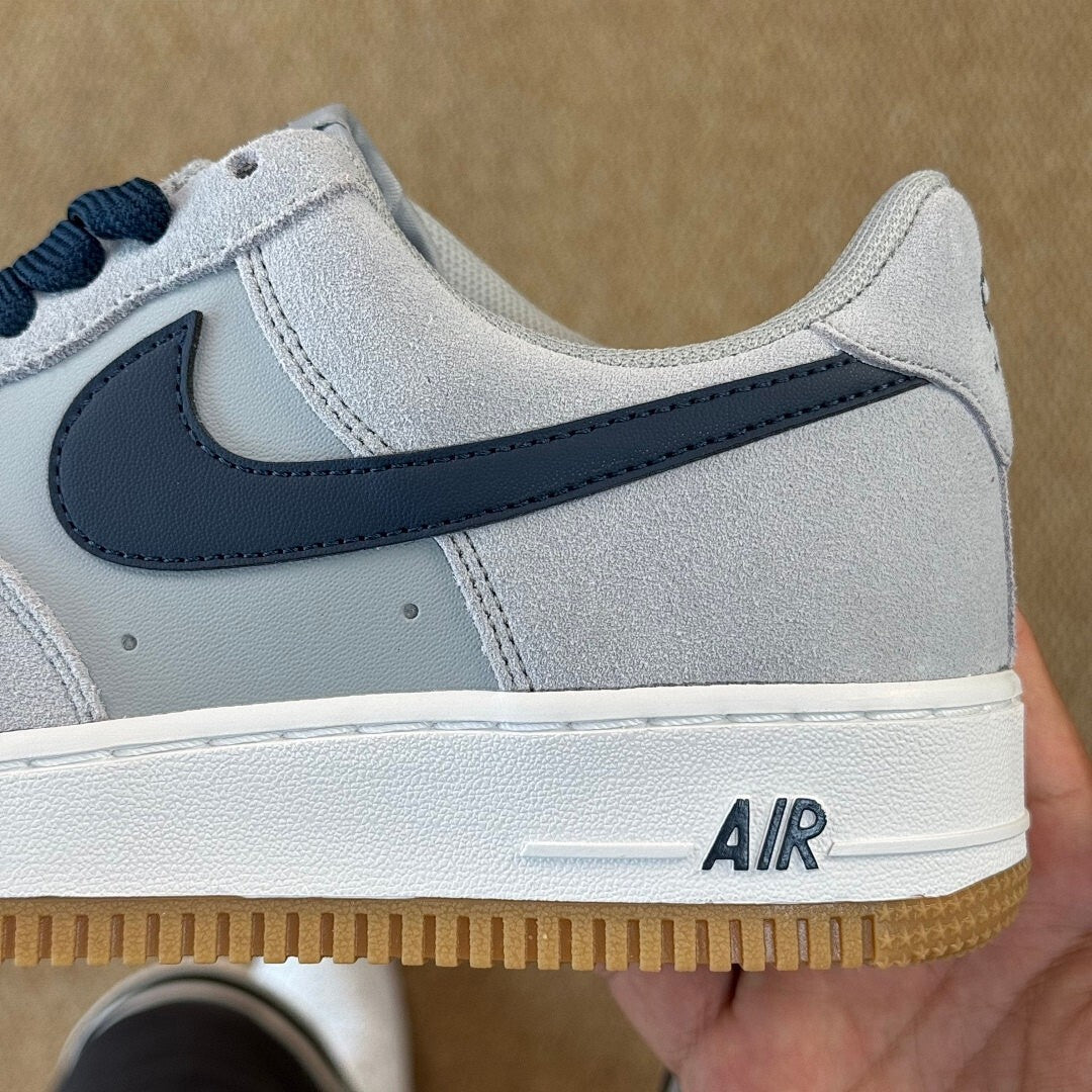 Nike Air Force 1 Low Light Smoke Grey Midnight Navy Gum FN7408-001