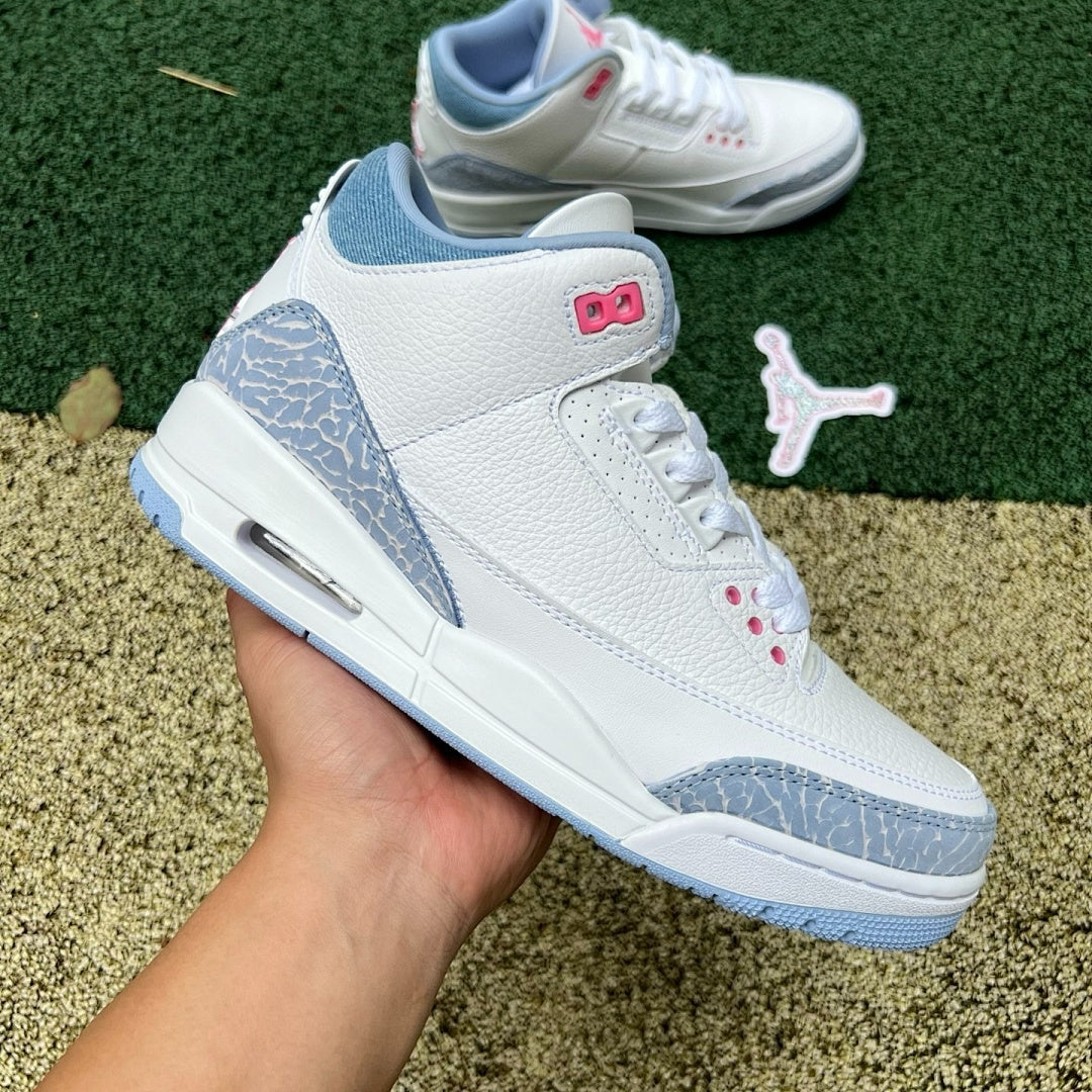 Air Jordan 3 Retro GS True Blue Crimson FD8636-160
