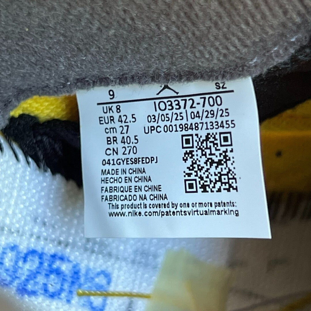 Air Jordan 5 'Michigan' Player Exclusive Amarillo College Navy Wolf Grey Black
