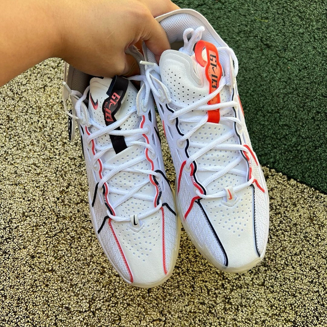 Nike GT Cut 3 White Bright Crimson Black FJ6408-100